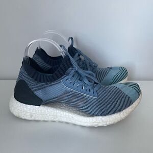 Adidas UltraBoost X Parley Womens Size US 7.5 Blue Running Shoes AQ0421